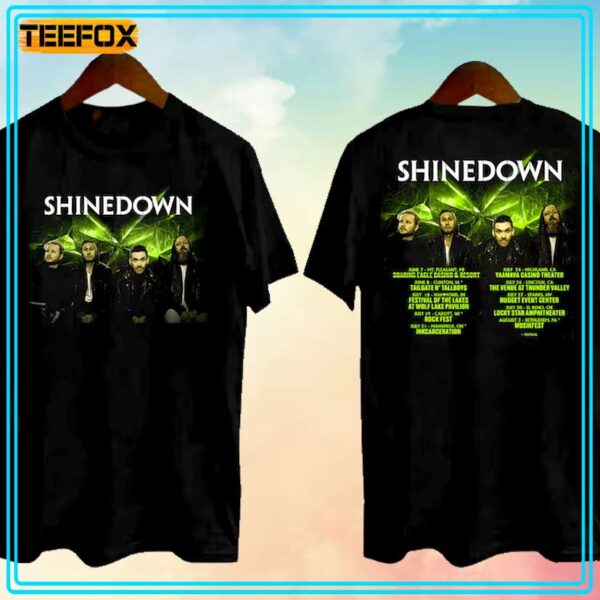 Shinedown Band Tour 2024 Concert T Shirt