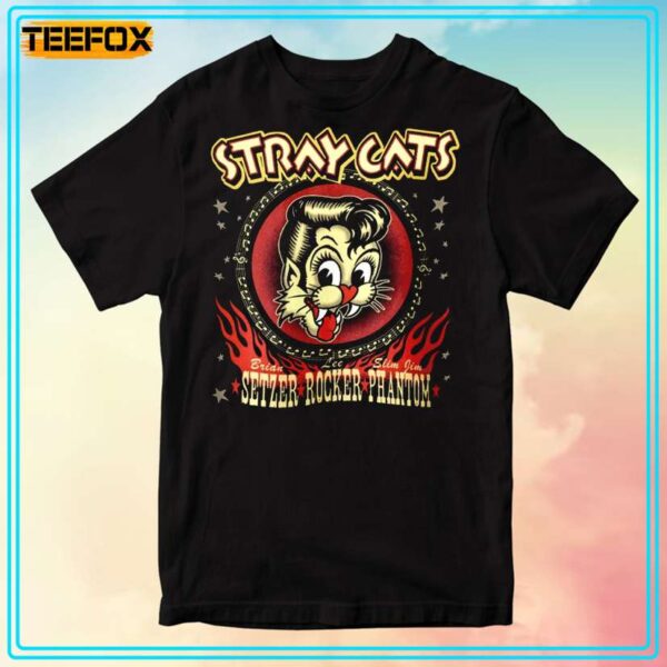 Stray Cats Rockabilly Band T Shirt