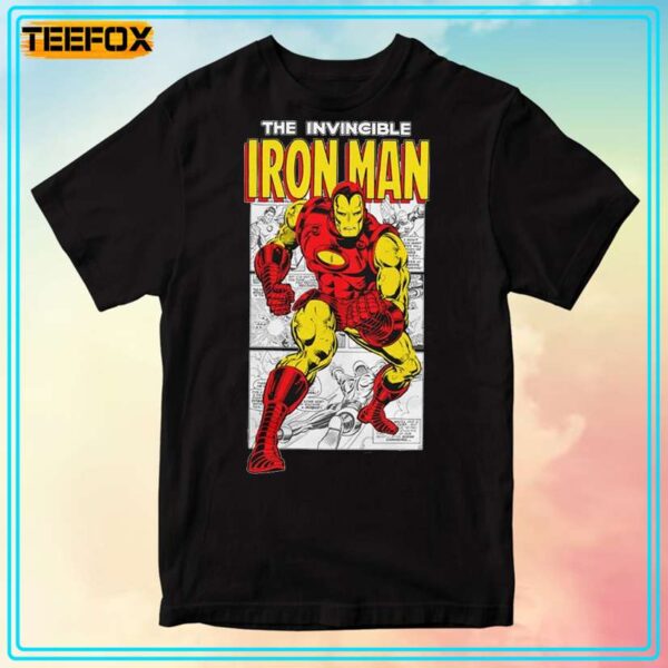 The Invincible Iron Man Cartoon T Shirt