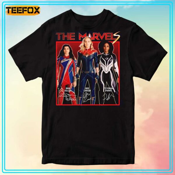 The Marvels Signatures T Shirt