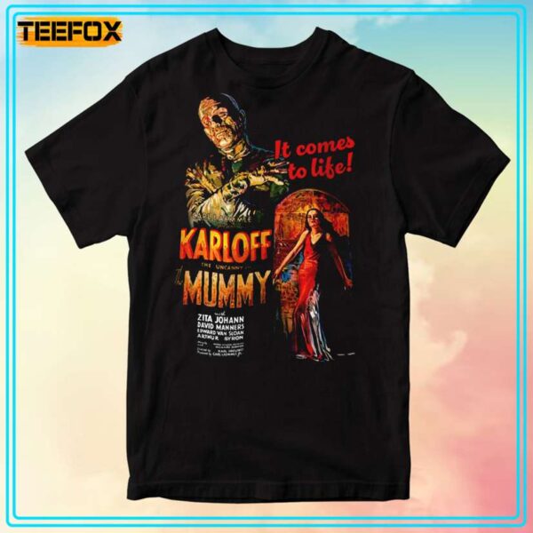 The Mummy Karloff 1932 Movie T Shirt
