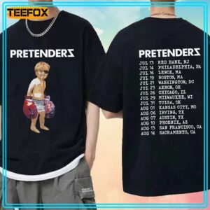 The Pretenders US Tour 2024 Concert T Shirt