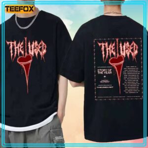 The Used Tour 2024 Concert T Shirt