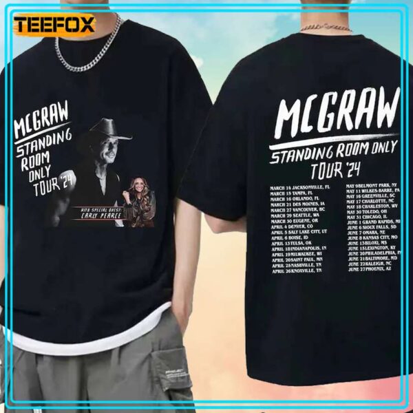 Tim McGraw Standing Room Only Tour 2024 Unisex T Shirt