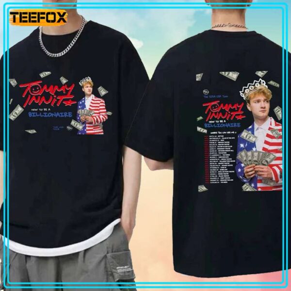 TommyInnit USA Tour 2024 Concert T Shirt