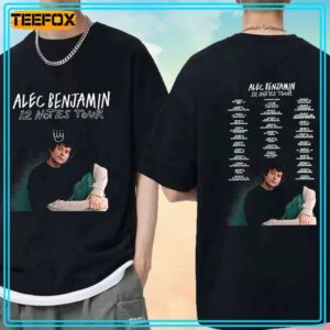 Alec Benjamin 12 Notes Tour 2024 Music Unisex T Shirt