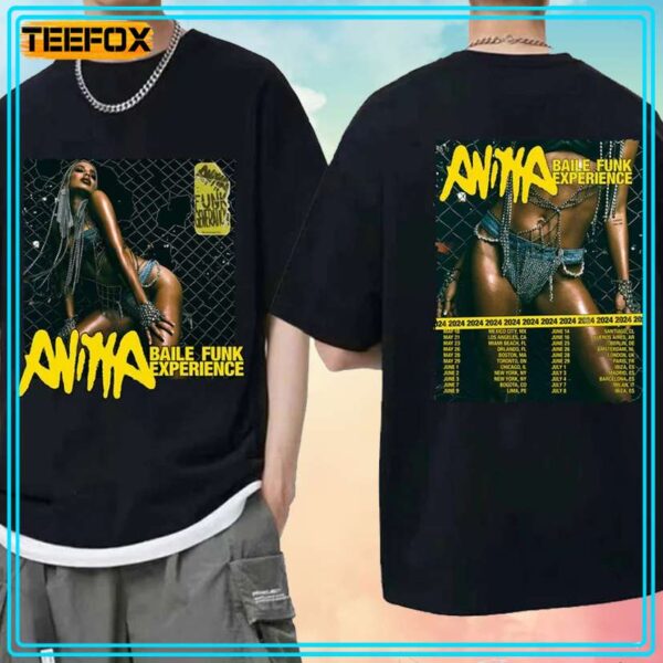 Anitta Baile Funk Experience Tour 2024 Music Unisex T Shirt