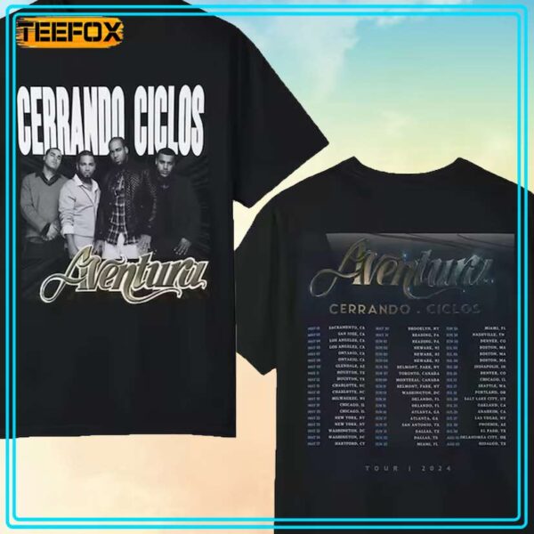 Bachata Cerrando Ciclos Aventura Tour 2024 T Shirt