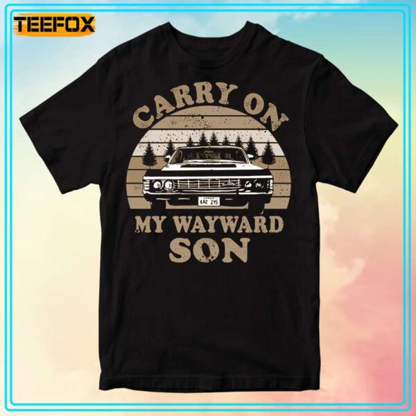 Carry On My Wayward Son Supernatural Unisex T Shirt