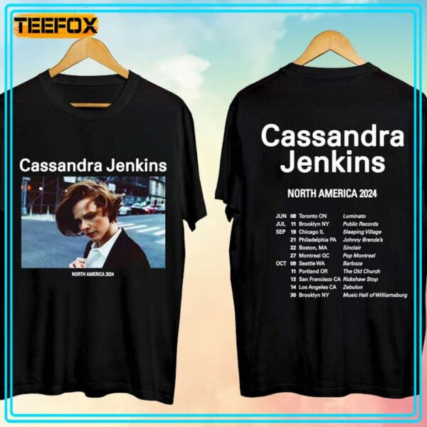 Cassandra Jenkins Tour 2024 Music T Shirt