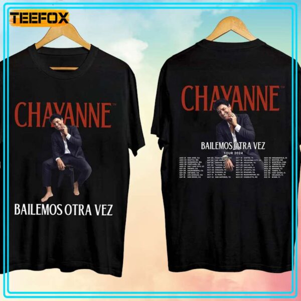 Chayanne Bailemos Otra Vez Tour 2024 Music T Shirt