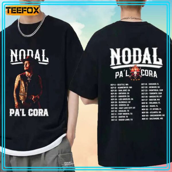 Christian Nodal Pal Cora Tour 2024 Music Unisex T Shirt