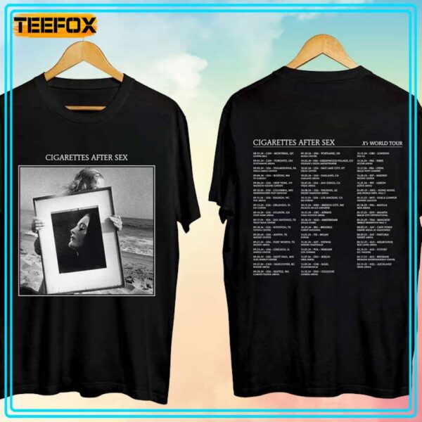 Cigarettes After Sex Xs World Tour 2024 Music T Shirt