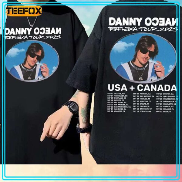 Danny Ocean Reflexa Tour 2024 Concert T Shirt