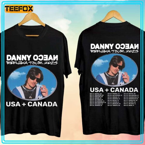 Danny Ocean Reflexa Tour 2024 Music T Shirt