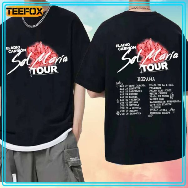 Eladio Carrion Sol Maria Tour 2024 T Shirt