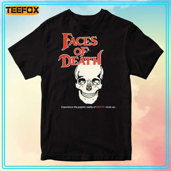 Faces of Death Horror Movie T Shirt