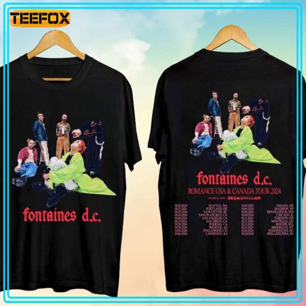 Fontaines DC Tour 2024 Concert Unisex T Shirt