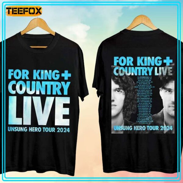 For King Country Unsung Hero Tour 2024 Unisex T Shirt