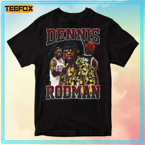 Hall of Fame Dennis Rodman Basketball Player T Shirt