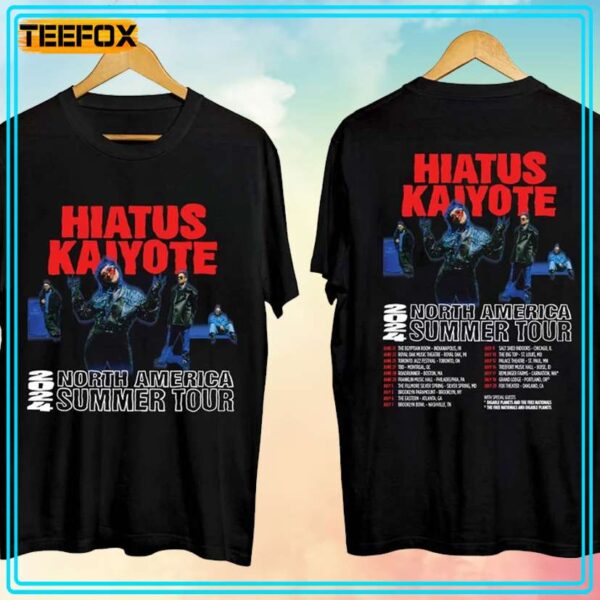 Hiatus Kaiyote Summer Tour 2024 Music T Shirt