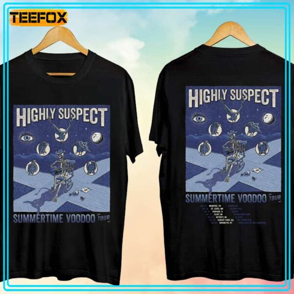 Highly Suspect Summertime Voodoo Tour 2024 Music T Shirt