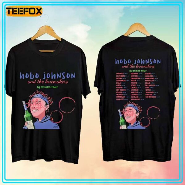 Hobo Johnson Drinks Tour 2024 Music T Shirt