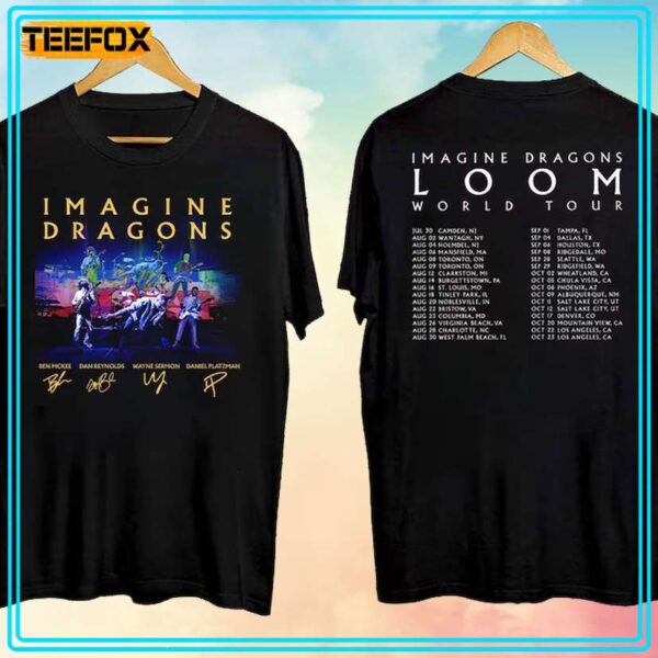 Imagine Dragons Loom Tour 2024 Music T Shirt