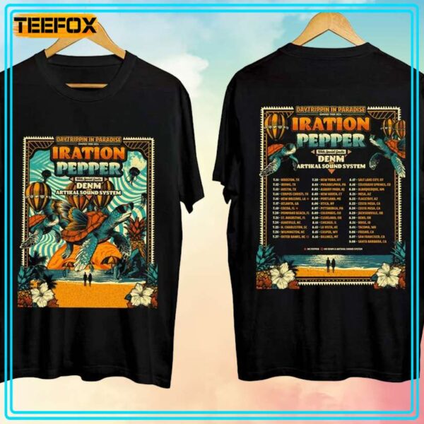 Iration Daytrippin in Paradise Summer 2024 Music T Shirt