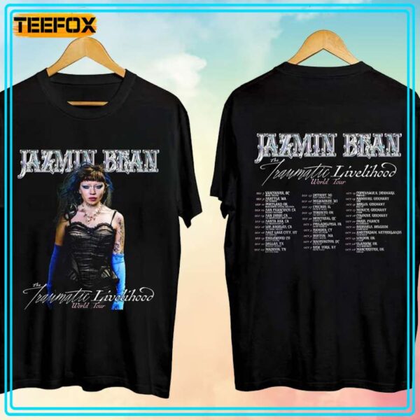 Jazmin Bean Traumatic LiveliHood World Tour 2024 Music T Shirt