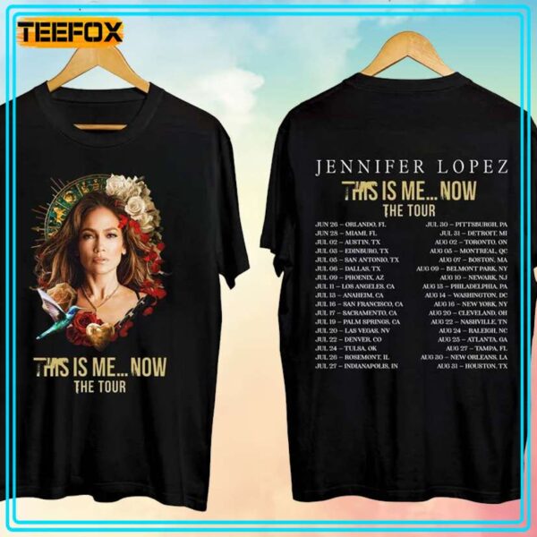 Jennifer Lopez This Is Me Now Tour 2024 Music T Shirt