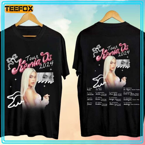 Kenia Os Pink Aura Tour 2024 Music T Shirt