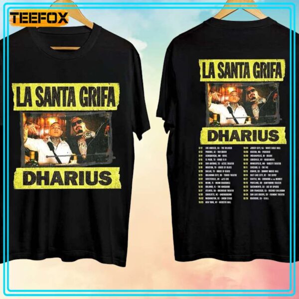 La Santa Grifa with Dharius Que Siga La Mata Dando Tour 2024 Unisex T Shirt