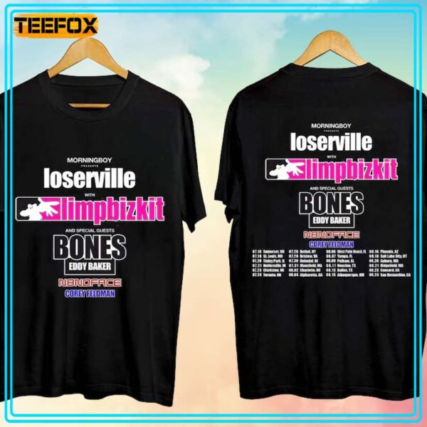 Limp Bizkit Loserville Tour 2024 Music T Shirt