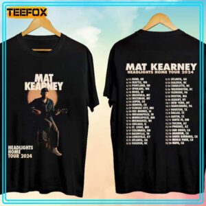 Mat Kearney Headlights Home Tour 2024 T Shirt