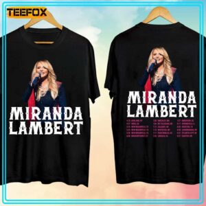 Miranda Lambert Tour 2024 Concert T Shirt