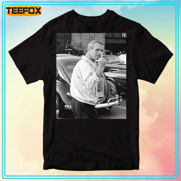Paul Newman Flipping the Bird T Shirt