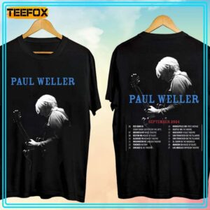 Paul Weller Tour 2024 Music T Shirt