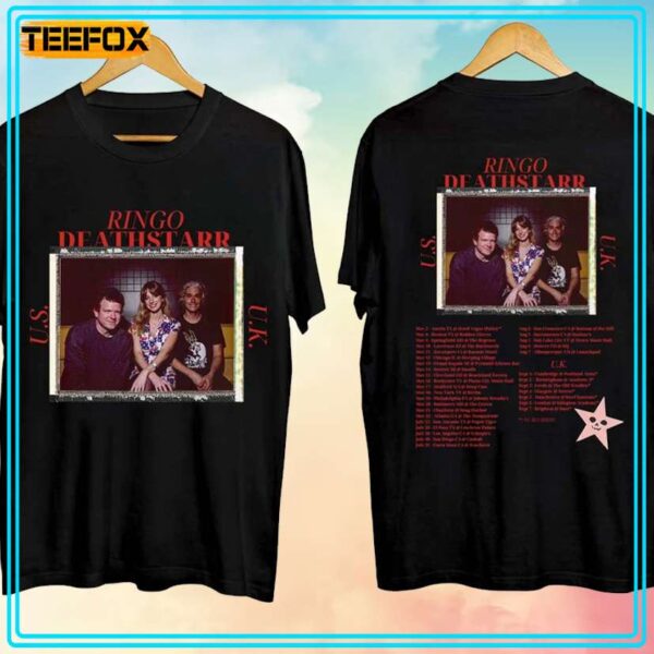 Ringo Deathstarr US UK Tour 2024 Music T Shirt