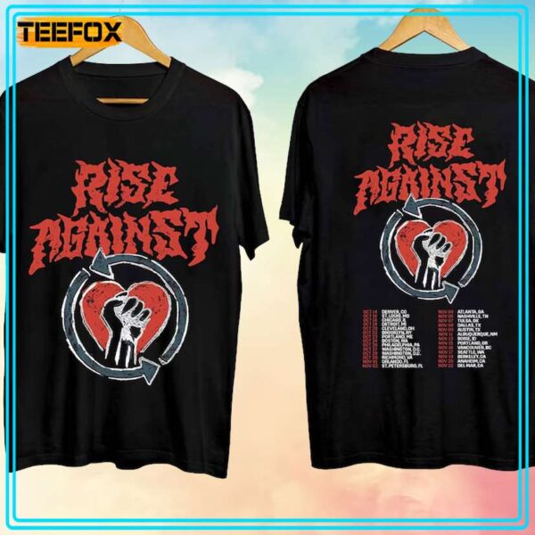 Rise Against Tour 2024 Music T Shirt