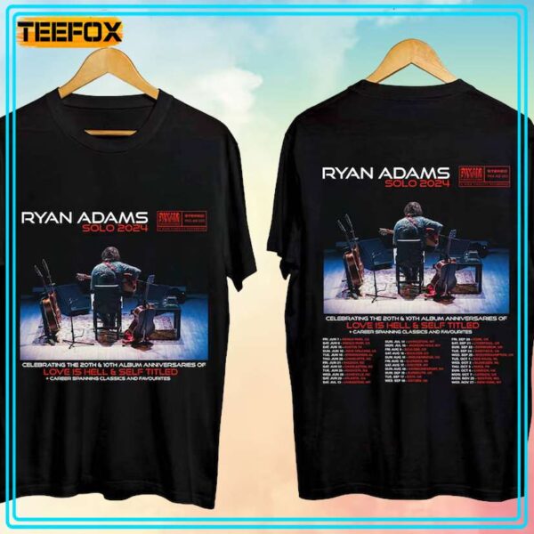 Ryan Adams Solo Tour 2024 Unisex T Shirt