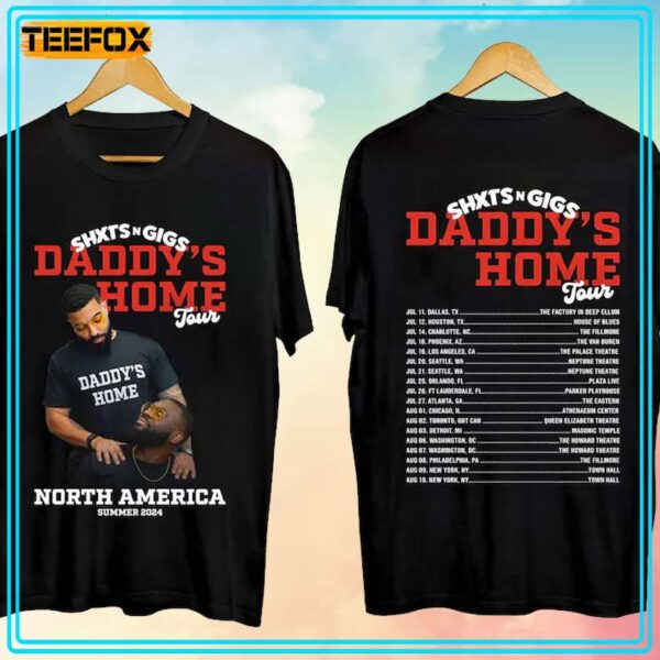 ShxtsNGigs Daddys Home Tour 2024 Music T Shirt