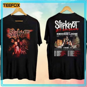 Slipknot Here Comes The Pain Tour 2024 25th Anniversary T Shirt