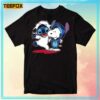 Snoopy And Stitch Unisex T Shirt