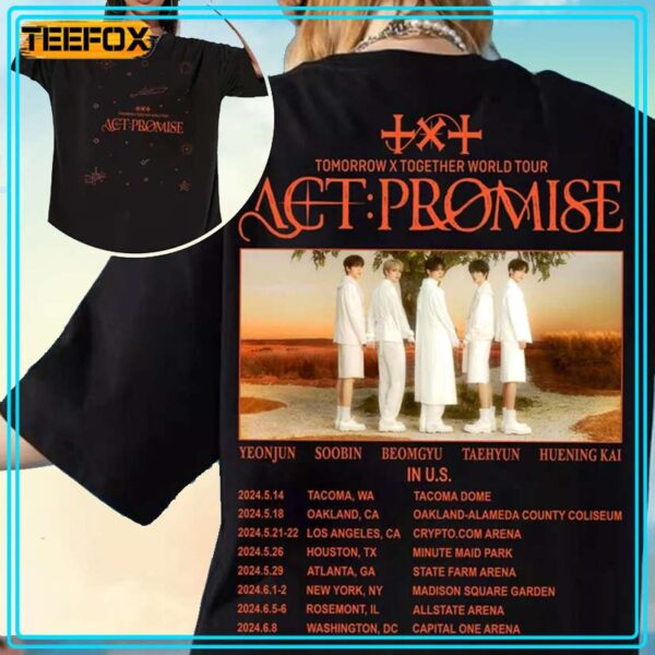 TXT Act Promise Tour Music Kpop T Shirt