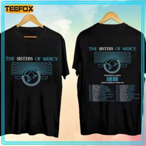 The Sisters of Mercy Tour 2024 Music T Shirt