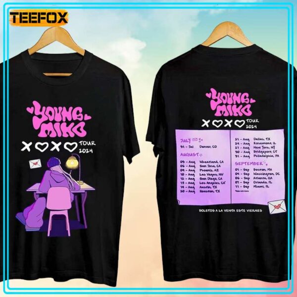 Young Miko XOXO Tour 2024 Music T Shirt