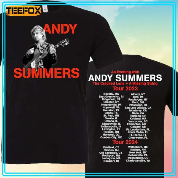 Andy Summers Tour 2024 Unisex T Shirt