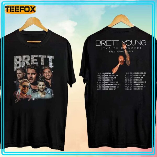 Brett Young Fall Tour 2024 Unisex T Shirt