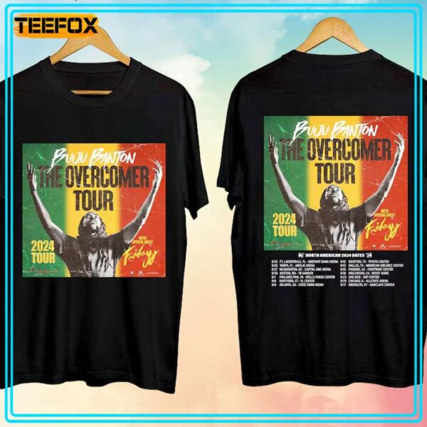 Buju Banton The Overcomer Tour 2024 Unisex T Shirt